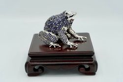 Sterling Silver Frog Figurine