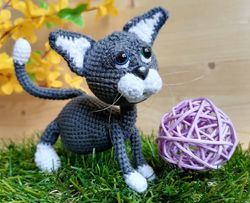 Crochet pattern Kitten (cat) - digital pattern PDF