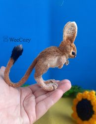 Crochet jerboa, Rodent toys, Realistic animal