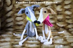 crochet greyhound pattern crochet whippet pattern dog crochet pattern amigurumi dog pattern