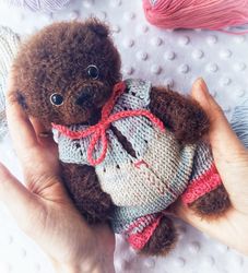 Beautiful teddy bear/ Best bear/Handmade teddy bear/Stuffed toy bears/Cute bear