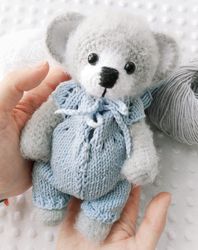 Teddy koala bear/ little teddy bear/ beautiful koala/ ooak plush koala/ fluffy teddy bear/ the best gift/ special bear