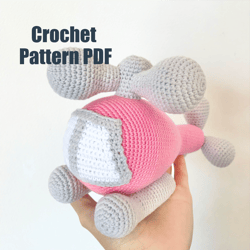 Crochet Pattern Helicopter. PDF file. 4.5in/12cm