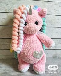 Pattern crochet unicorn