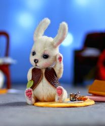 Bunny Marik 14 cm fantasy creature toy, creation doll, animal doll, fantasy beast, furry art, furry doll, push toy