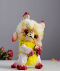 Fantasy Elf Vigge 18 cm fantasy creature toy, creation doll, animal doll, fantasy beast, furry art, furry doll, push toy