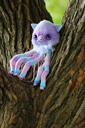 Keila's cat octopus  31 cm fantasy creature toy, unicorn, elf, dragonborn, creation doll, animal doll, fantasy beast