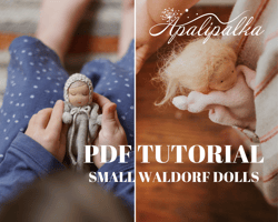 Small Waldorf doll pattern Baby doll sewing pattern