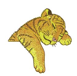 Tiger Cub machine embroidery design