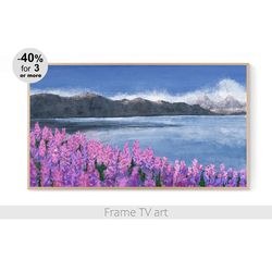 Frame Tv art Landscape, Frame TV art painting, Frame TV art nature, Samsung Frame TV art download 4K | 025