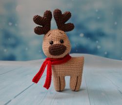deer toy,christmas deer,christmas deer toy,stuffed deer,handmade deer,new years
