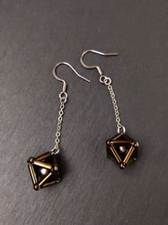 Geometric pearl earrings beaded earrings dangle earrings boho earrings