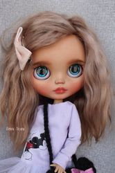 Blythe doll Blythe custom Blythe Custom Blythe Blythe ooak Blythe with natural hair