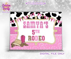 cowgirl party backdrop, rodeo girl birthday, pink cowboy party, cowgirl birthday