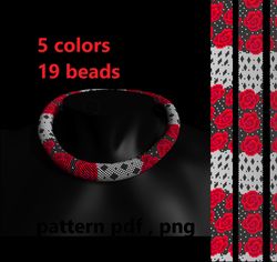 PDF Bead Crochet Pattern , Pattern for Necklace and Bracelet bead crochet