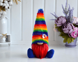 Rainbow Gay  gnome-boy for decorating tiered trays