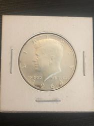 coin 1/2 US dollar 1964