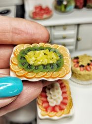 Realistic polymer clay fruits, fruit, food 1 12, mini food, miniature food, food for dolls, dollhouse miniature