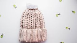 KNITTING PATTERN: Beanie "ENOLA"/ Hat /Winter Hat for Adult / Child / 2 Sizes