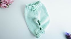 KNITTING PATTERN: PANTS "Mint" Pdf Knitting Pattern / 7 Sizes