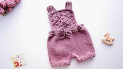 KNITTING PATTERN: Baby ROMPER "Ad Astra" / Baby Jumpsuit / Baby Playsuit / Baby Bodysuit / 6 Sizes