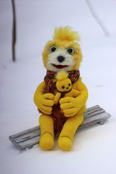 Yellow man - soft doll