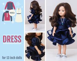 Paola Reina dress, shoes, Paola Reina clothes, 13 inch doll clothes, Dress up doll, Doll clothing, 13 inch doll clothes