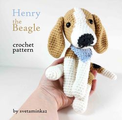crochet beagle pattern amigurumi beagle pattern crochet dog / puppy pattern