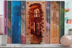 Magic Alley Book Nook/ Magic Alley Shelf Insert/ DIY Kit, book nook shelf insert diorama/Magic Alley Decor
