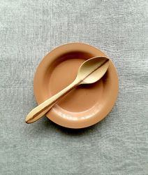 Wooden spoon. Tablespoon for food. Maple wood. Eco-friendly wood.