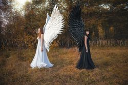 Large angel wings costume