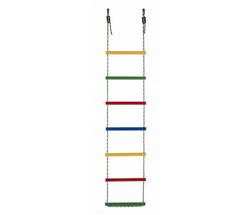 Rope Climbing Ladder For Children Kids Rainbow Swedish wall