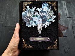 Witch junk journals for sale Large grimoire junk journal Thick witchy junk book handmade