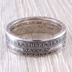 Silver Coin Ring (Germany) Nicholas Copernicus
