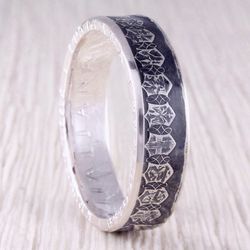 Silver Coin Ring (Italy) Italian Provinces