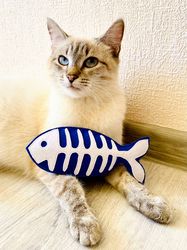 Personalized Fish cat toy
