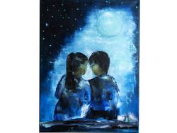 Hinny Oil Painting Love Couple Artwork Harry and Ginny Art
