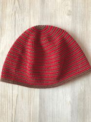 Striped plain bucket hat unisex, Kufi caps for men