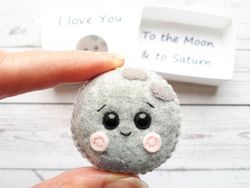 Full moon pocket hug, Valentine's day gift for him, Long distance gift for boyfriend, Anniversary gift for girlfriend