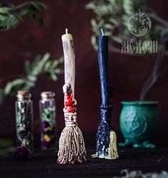 Voodoo Doll Broom Mold, Magic Candle, Magic Molds, Broomstick, Broom Candle