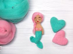 Mermaid baby doll, Newborn photo prop, Mermaid props