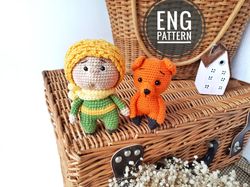 Amigurumi Little Prince & The Fox crochet pattern. Amigurumi little prince doll fairy tale