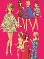 Digital | Vintage Barbie Sewing Pattern |  Wardrobe Clothes for Dolls 11-1/2" | ENGLISH PDF TEMPLATE