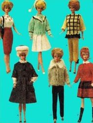 Digital | Vintage Barbie Barbie Sewing and Knitting Pattern | Wardrobe Clothes for Dolls 11-1/2" | ENGLISH PDF TEMPLATE