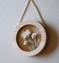 Wedding Favors for Guests, Pressed Flower Frame, Cute Room Decor by My Botanica