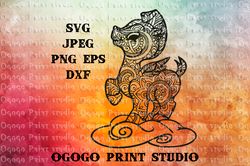 Pegasus SVG, Mandala svg, Zentangle SVG, Cute animal svg