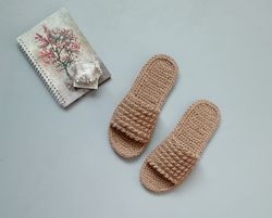 Custom slides - Hemp slippers - Cute slippers for women