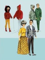 Digital | Vintage Barbie and Ken Sewing Pattern | Wardrobe Clothes for Dolls 11-1/2" - 12" | ENGLISH PDF TEMPLATE