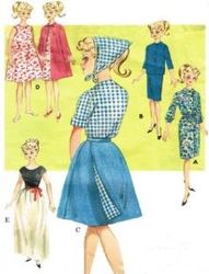 Digital | Vintage Barbie Sewing Pattern | Wardrobe Clothes for Dolls 11-1/2" | ENGLISH PDF TEMPLATE