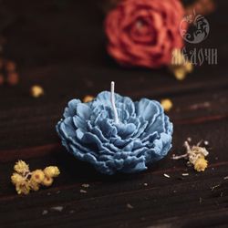 peony flower, silicone mold for candles, soap, resin